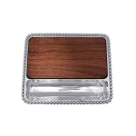 Pearled Cheese Board with Insert 11\ 11\ Length x 7\ Width

Natural Materials & Aluminum
Silver + Wood